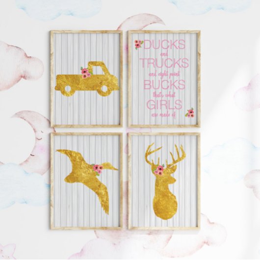 Dat is waar Meisjes van gemaakt zijn Knutselset vo Poster