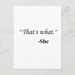 "Dat is wat..." Briefkaart