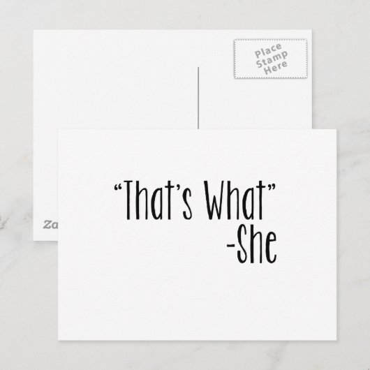 Dat is wat... briefkaart (Voorkant / Achterkant)