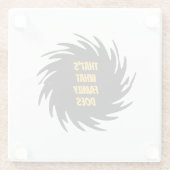 Dat is wat familie doet glazen onderzetter (Achterkant)