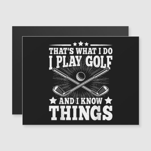 Dat is wat ik doe als Golf en ik weet dingen leuk (Voorkant / Achterkant)