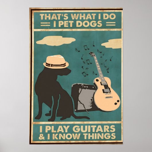 Dat is wat ik doe als huisdier poster (Voorkant)