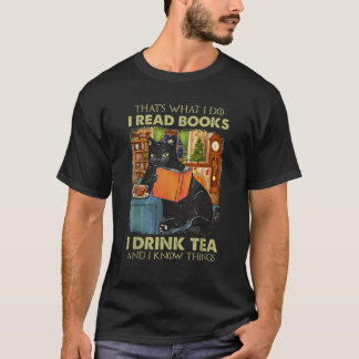 Dat is wat ik doe als ik boeken lees die ik drink  t-shirt