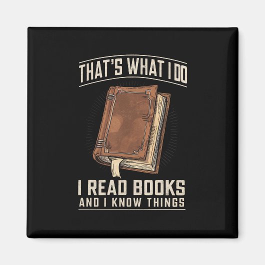 Dat is wat ik doe als ik boeken lees en ik weet di magneet (Voorkant)