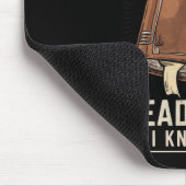 Dat is wat ik doe als ik boeken lees en ik weet di muismat (Hoek)