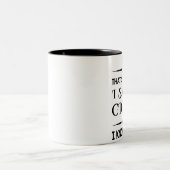 Dat is wat ik doe als ik cigars rook, Cigars Lover Tweekleurige Koffiemok (Center)