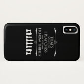 Dat is wat ik doe als ik schaak en ik weet dingen Case-Mate iPhone case (Achterkant (horizontaal))