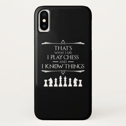 Dat is wat ik doe als ik schaak en ik weet dingen Case-Mate iPhone case (Achterkant)