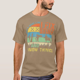 Dat is wat ik doe als ik spullen vastmaak en ik we t-shirt