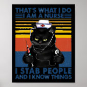 Dat is wat ik doe als verpleegster in de straat... poster (Voorkant)