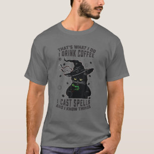 Dat is wat ik doe Drink ik koffie die ik heb gegot T-shirt