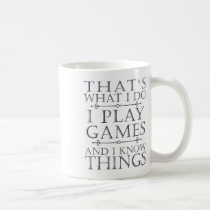 Dat is wat ik doe Game Grappige videogames cadeau Koffiemok