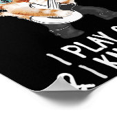 Dat is wat ik doe, ik aai katten, ik speel gitaar poster (Hoek)