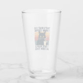 Dat is wat ik doe, ik drink koffie, ik haat mensen glas (Achterkant)