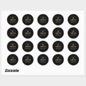 Dat is wat ik doe, ik kook dingen en ik weet dinge ronde sticker (Vel)