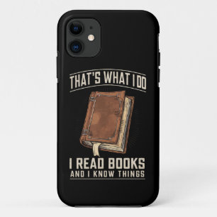 Dat is wat ik doe, ik lees boeken en ik weet dinge Case-Mate iPhone case