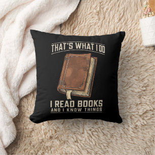 Dat is wat ik doe, ik lees boeken en ik weet dinge kussen