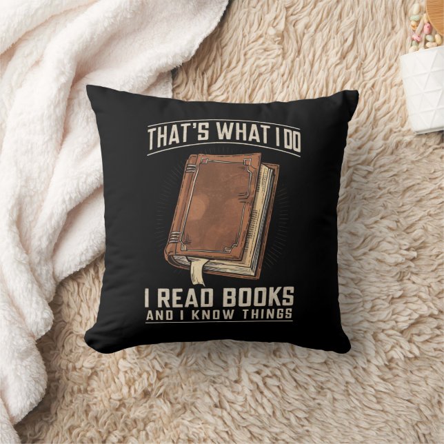 Dat is wat ik doe, ik lees boeken en ik weet dinge kussen (Deken)