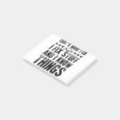 Dat is wat ik doe, ik repareer spullen, grappige m post-it® notes (Schuin)