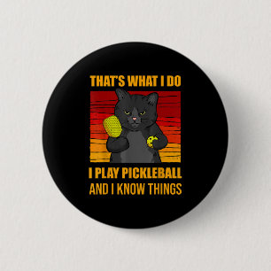Dat is wat ik doe - ik speel Ckleball en ik weet d Ronde Button 5,7 Cm