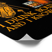 Dat is wat ik doe, ik speel golf, ik drink bourbon poster (Hoek)