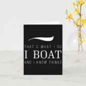 Dat is wat ik doe met de boot... kaart (Gele Bloem)