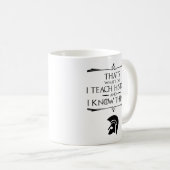 Dat is wat ik doe om geschiedenis te leren koffiemok (Voorkant rechts)