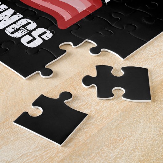 Dat is wat ik eet Bacon en ik weet dingen op Legpuzzel (Zijkant)