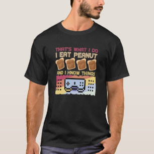 Dat is wat ik eet met pindakaas t-shirt