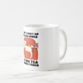 Dat is wat ik lees boeken drink tea know koffiemok (Voorkant rechts)