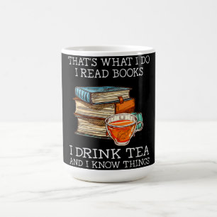 Dat is wat ik lees boeken in drink tea koffiemok