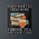 Dat is wat ik lees boeken in drink tea wandkleed<br><div class="desc">Dat is wat ik lees boeken in drink tea</div>