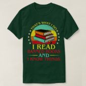 Dat is wat ik lees van verboden boeken t-shirt (Design voorkant)