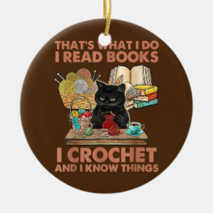 Dat is wat ik lees voor Boeken Crochet en ik weet Keramisch Ornament