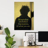 Dat is wat je ziet poster (Thuiskantoor)