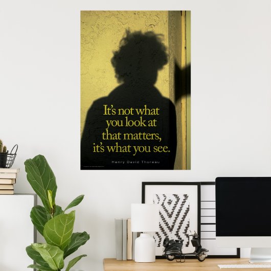 Dat is wat je ziet poster (Thuiskantoor)