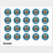 Dat is Wat Koffie Drinken Haten Ronde Sticker (Vel)