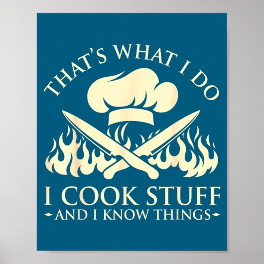 Dat is wat koken dingen weet poster (Voorkant)