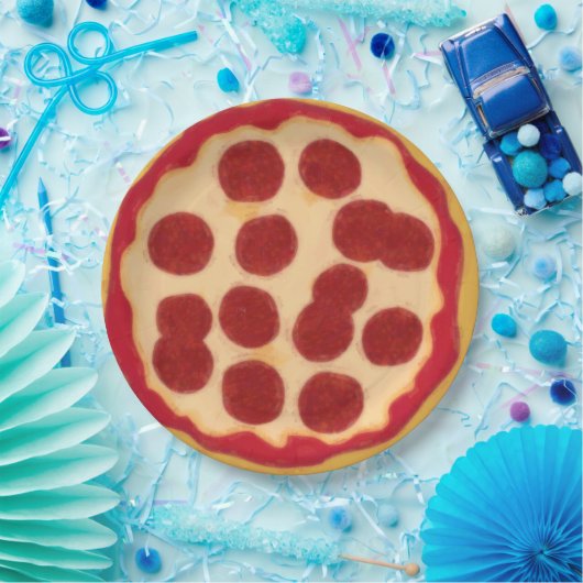 Dat is wat pizza. Pizzafeest Papieren Bordje (Feest)