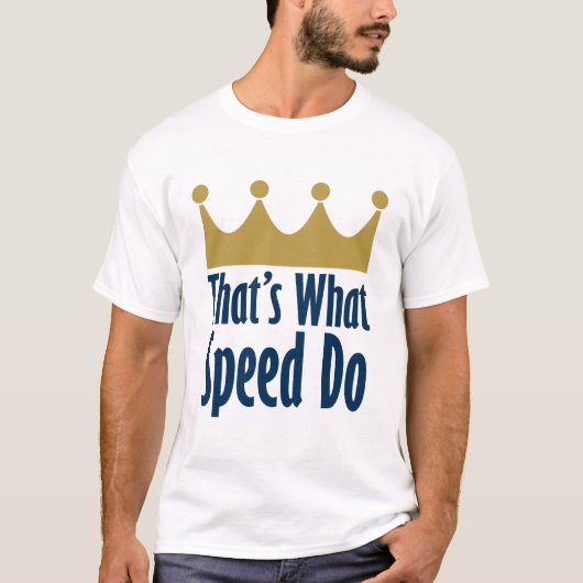 Dat is wat Speed doen - Feest zoals het is 1985 T-shirt (Voorkant)
