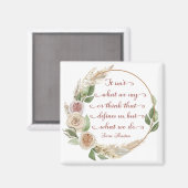 Dat is wat we doen Jane Austen Quote Magnet (Voorkant / Achterkant)