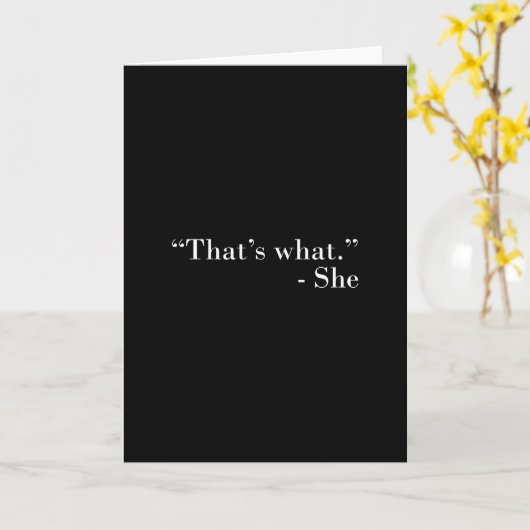 Dat is wat ze kaart (Gele Bloem)