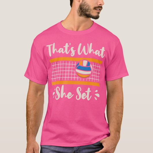 Dat is wat ze Pun Volleybal Net Funny Volle heeft  T-shirt (Voorkant)