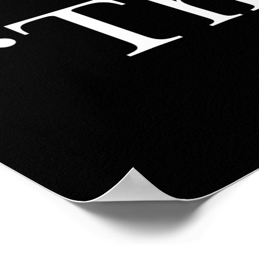 Dat is wat ze zei: Funny Poster blk (Hoek)