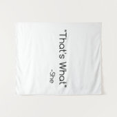 Dat is wat ze zei wandkleed (Voorkant (horizontaal))