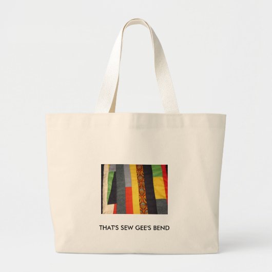 DAT IS ZIE GEE'S BEND GROTE TOTE BAG (Voorkant)