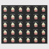 Dat is zo lief grappig gestrooid cupcake pun donke cadeaupapier (Vlak)