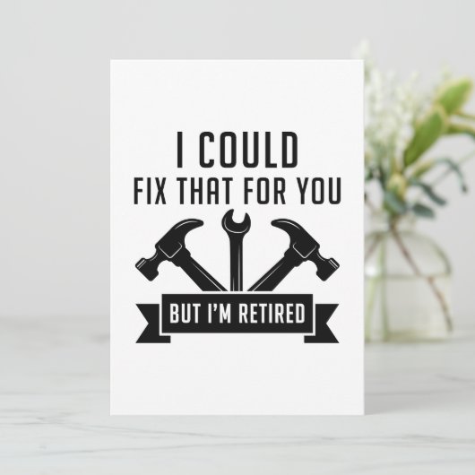 Dat kan ik voor jou oplossen bedankkaart (Staand voorkant)