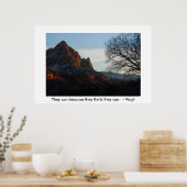 Dat kan omdat ze denken dat ze dat kunnen poster (Keuken)