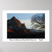 Dat kan omdat ze denken dat ze dat kunnen poster (Voorkant)